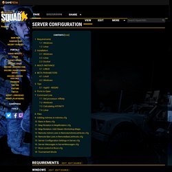 Server Configuration - Official Squad Wiki