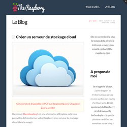 Créer un serveur de stockage cloud avec le Raspberry pi