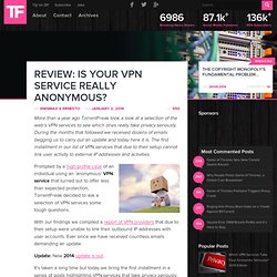 VPN Services That Take Your Anonymity Seriously, 2013 Edition