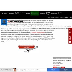 Auto Parts in Birmingham - Academy CDJR