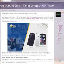 iPhone Service Center - Fixkart: What Should Consider When Looking For An iPhone Service Center?