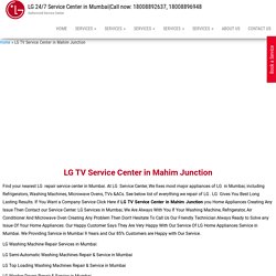 LG TV Service Center in Mahim Junction I Home Appliances