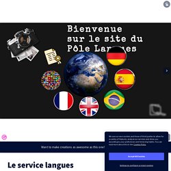 Le service langues - Genially