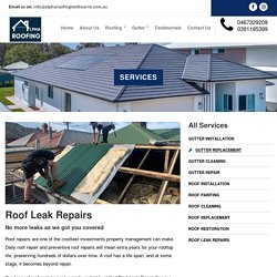 Leaky Roof Repair Hawthorn