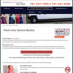 Prom Limo Service in Boston - Northeastern Limousine