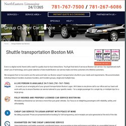 Shuttl Car-service, Group Charter Car Service Boston - Northeastern Limousine