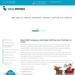 Get Effective SEO Services from Best SEO Company in India! Equal Infotech