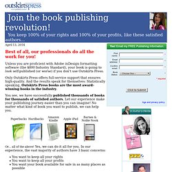 Full Service Self Publishing with Outskirts Press