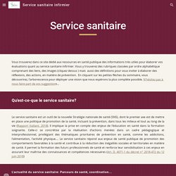 Service sanitaire infirmier : site élaboré par les documentalistes des IFSI conventionnés avec Paris-Descartes