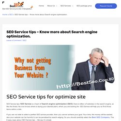 SEO Service tips – Know more about Search engine optimization.