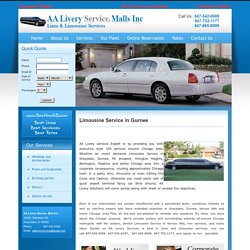 Limo Service in Vernon Hills
