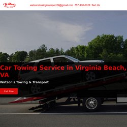 Car Towing Service in Virginia Beach, VA