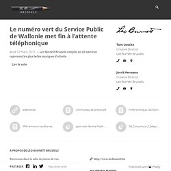 Le numéro vert du Service Public de Wallonie met fin à l’attente téléphonique
