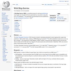 OGC WMS (Web Map Service)