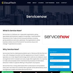 Servicenow Online Training And Certification