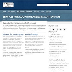 Offer Your Clients the Most Comprehensive Adoption Outreach Training Available