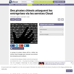Les services Cloud au centre d'attaques d'entreprises par APT10