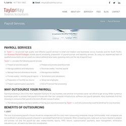 Payroll Services Provider in Australia and the South Pacific - TaylorHay