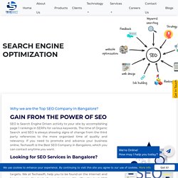 SEO Services in Bangalore, SEO Company in Bangalore - Techasoft