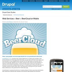 Services Module + Beer = BeerCloud on Android and iPhone
