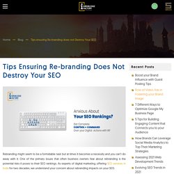 SEO Expert Services in India for Re-branding Your Business