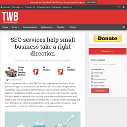 SEO services help small business take a right direction