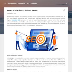 Modern SEO Services for Business Success