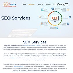 Seo Company - Yashi Web Solutions