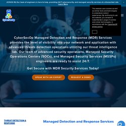 Managed Detection & Response (MDR), CSO Security Consulting Services