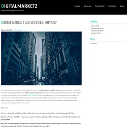 Digital Marketz SEO Services: Why Us? - DigitalMarketz