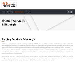 Roofing Services Edinburgh