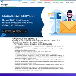 Skugal SMS Services - encourage your parents for day to day exercises of their children.
