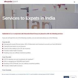 Services to Expats in India - Expats Taxation in India