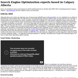 SEO Services - SEO Experts - Calgary Alberta