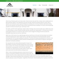 Water Damage Services Greenville SC