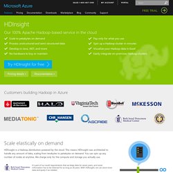 Cloud Services - HDInsight (Hadoop)
