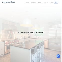 #1 NYC Maid Services For $97