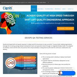 DevOps QA & Testing Services for Improved Continuous Delivery