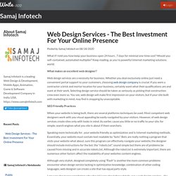 Web Design Services - The Best Investment For Your Online Presence