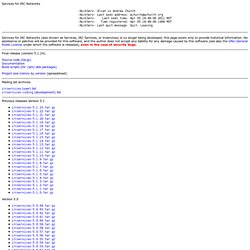 IRC - Services