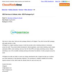 SEO Services in Kolkata, India - SEO Packages by VR Digitech