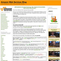New Geo Library for Amazon DynamoDB