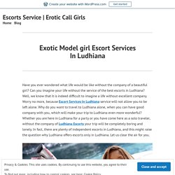 Exotic Model girl Escort Services In Ludhiana – Escorts Service