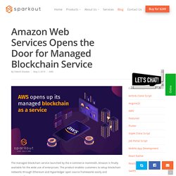 Amazon Web Services Opens the Door for Managed Blockchain Service