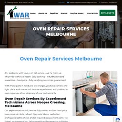 Oven Repair Services Hoppers Crossing, Melbourne