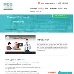 Managed Service Provider in Melbourne