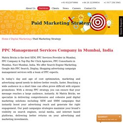PPC & SEM Services Company in Mumbai - Matrix Bricks Infotech