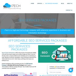 Affordable SEO Services Packages