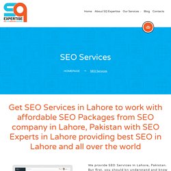 SEO Services in Lahore