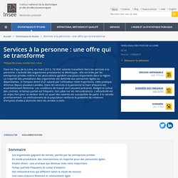 Services à la personne : une offre qui se transforme - Insee Analyses Pays de la Loire - 45